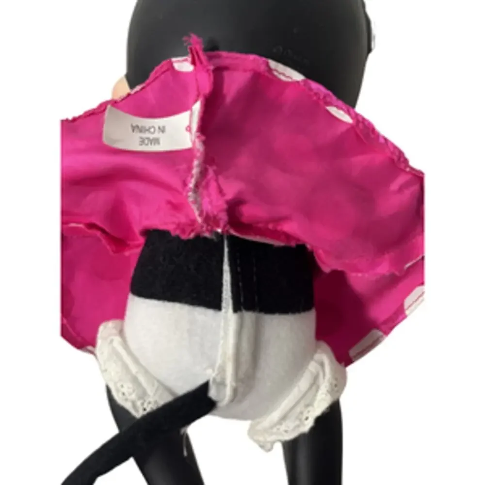 Disney Minnie Mouse Electronic Doll Pink Polka Dot Dress Medium